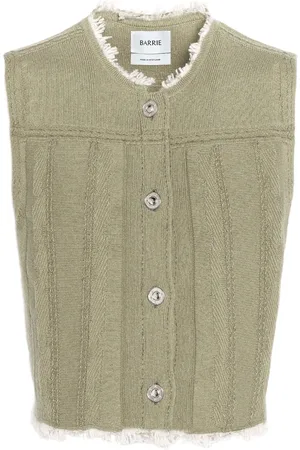 Barrie Gilet con bordi sfrangiati