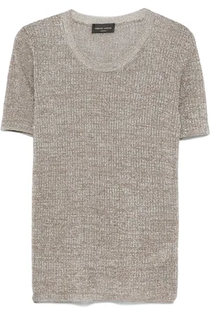 Roberto Collina T-shirt lamé