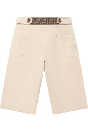 Fendi Pantaloni in gabardine