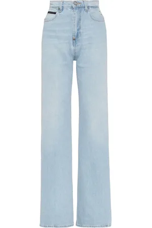 Philipp Plein Jeans a gamba ampia