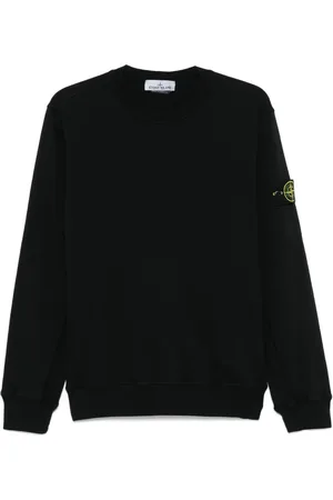 Stone Island Felpa con applicazione Compass