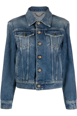 Golden Goose Giacca denim con applicazione