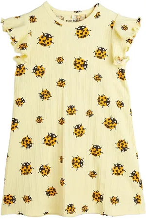 Mini Rodini Abito con stampa coccinelle