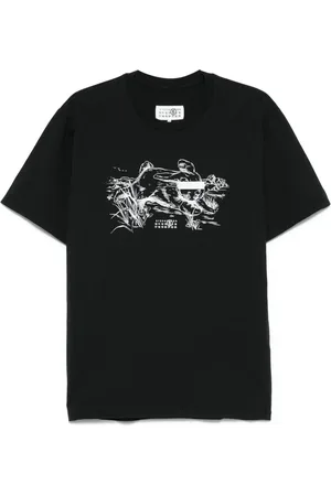 Maison Margiela T-shirt con stampa grafica