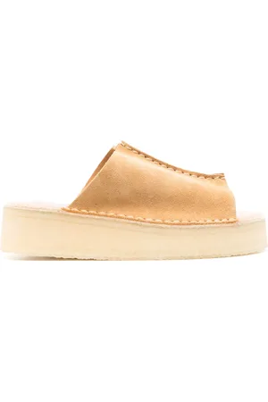 Clarks Sandali slides con zeppa