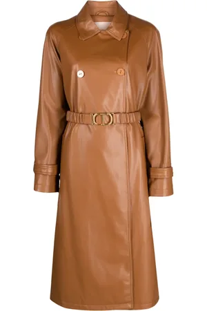 Twin-Set Cappotto doppiopetto con cintura