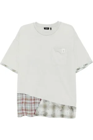 FIVE CM T-shirt con design patchwork