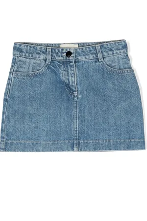 Fendi Minigonna denim con ricamo