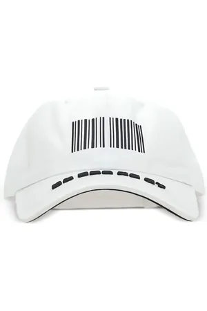 Vetements Cappello da baseball con stampa barcode