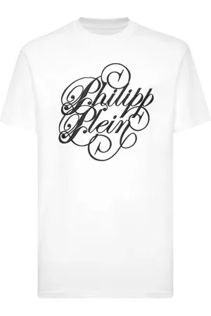 Philipp Plein T-shirt con ricamo Plein Coursive