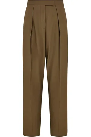Salvatore Ferragamo Pantaloni sartoriali con pieghe