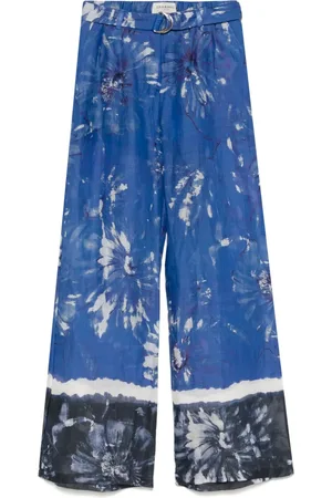 Ermanno Firenze Pantaloni a fiori