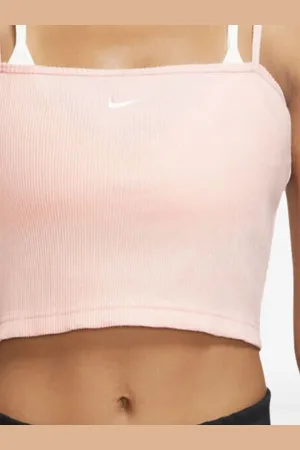 Nike Canotta crop a coste