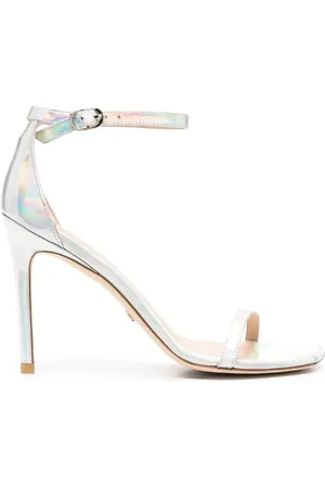 Stuart Weitzman Sandali con effetto metallizzato 100mm