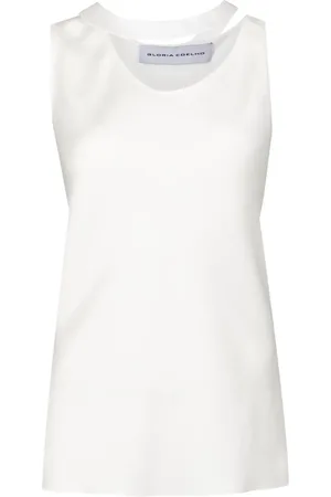 Gloria Coelho Canotta con scollo asimmetrico