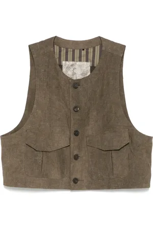 ZIGGY CHEN Gilet girocollo