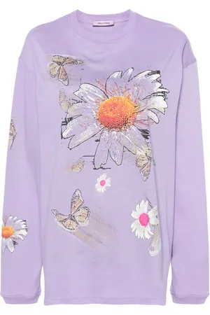 MACCAPANI T-shirt a fiori Moto
