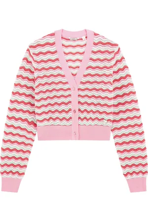 Guess Cardigan con trapuntatura ondulata