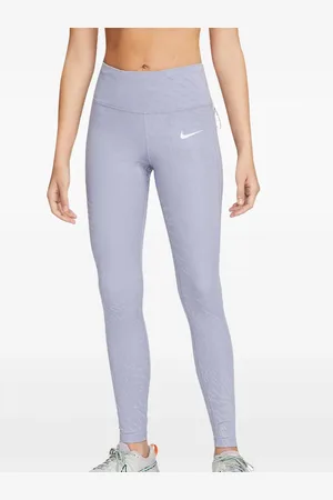 Nike Leggings da running "Indigo Haze/Cave Purple" con stampa riflettente