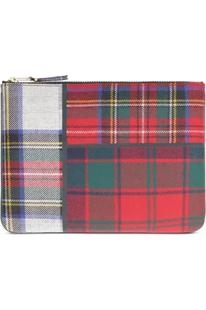 Comme des Garçons Clutch tartan