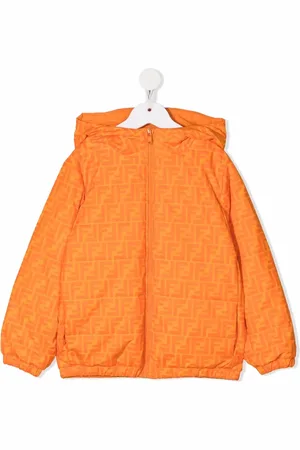 Fendi Cappotto imbottito con stampa