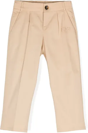Fendi Pantaloni affusolati con ricamo