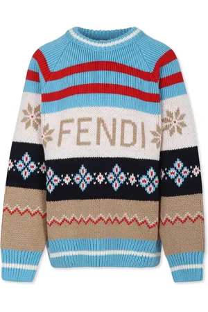 Fendi Maglione con effetto jacquard