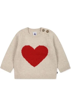 Petit Bateau Maglione con cuore