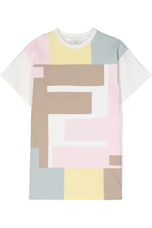 Fendi Abito modello T-shirt con stampa FF