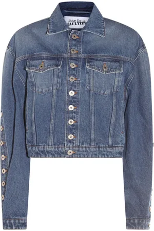 Jean Paul Gaultier Giacca denim crop