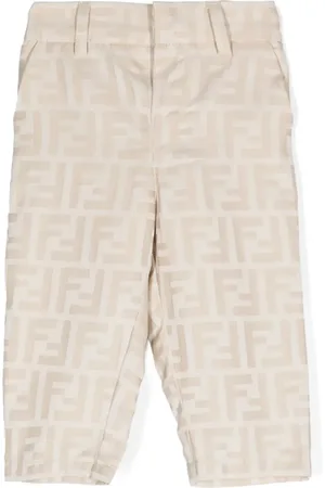 Fendi Pantaloni con motivo FF