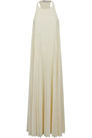 Sportmax Abito plissettato con scollo all