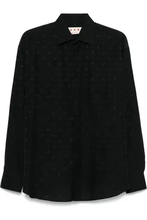 Marni Camicia con motivo jacquard