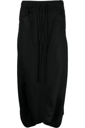 JULIUS Pantaloni sportivi crop con cavallo basso