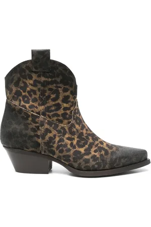 Metisse Stivali cowboy leopardati 50mm