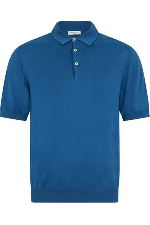 Boglioli Polo in cotone con ricamo logo