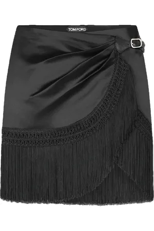 Tom Ford Minigonna con dettaglio frangia