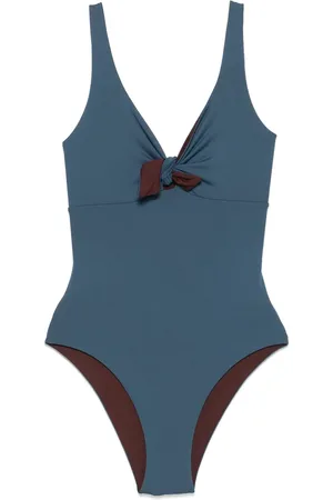 FISICO Costume intero con drappeggio