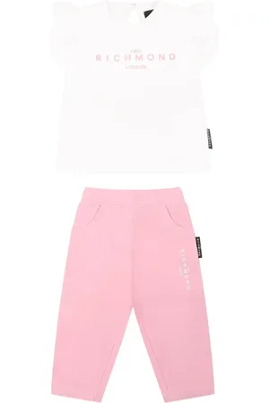 John Richmond Set pantaloni con logo (2 pezzi)
