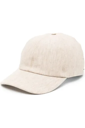 PESERICO SIGN Cappello da baseball in lino