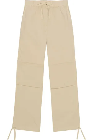 Ganni Pantaloni dritti con coulisse