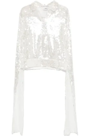 COPERNI Top con paillettes