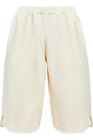 Issey Miyake Shorts in maglia a coste