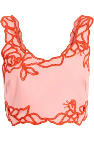 Cinq A Sept Top corto a fiori