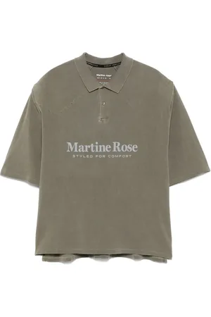 MARTINE ROSE Polo con stampa