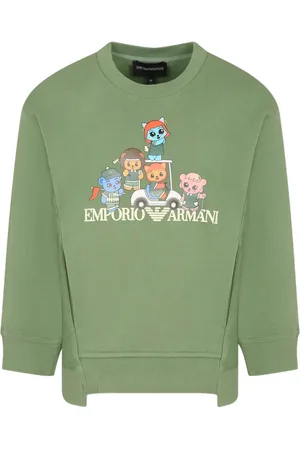 Emporio Armani Felpa con stampa logo