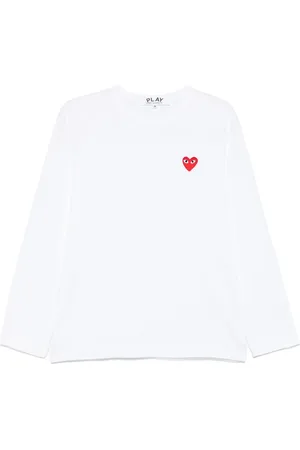 Comme des Garçons T-shirt con applicazione a cuore