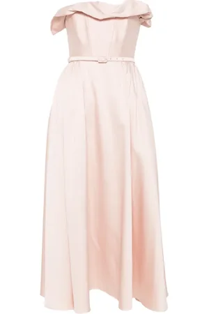 Roland Mouret Abito midi con ruches