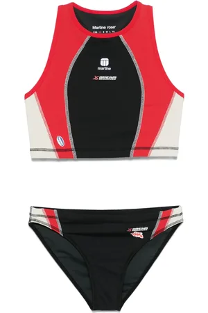 MARTINE ROSE Set bikini con design color-block