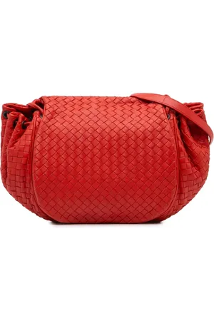 Bottega Veneta Borsa a tracolla Intrecciato in nappa con battente 2012-2024